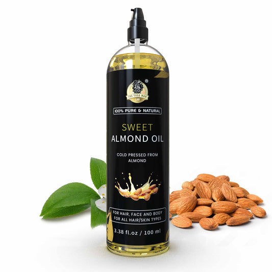 YogaManLab® Sweet Almond Oil – Cold Pressed