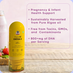 YogaManLab® AlgaeIQ Omega-3 with 800mg DHA | TEST