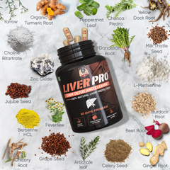 YogaManLab® Liver Pro - Fatty Liver Ayurvedic Supplement | Helps Restore Liver Health & Remove Toxins | 100% Natural & Ayurvedic | 28 Days Program