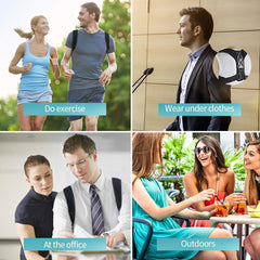 YogaManLab® Posture Corrector Belt - Back Pain, Hips Pain, Sciatica Pain - Corrects Hump Back