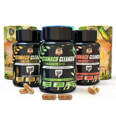 YogaManLab® STOMACH CLEANSER - Probiotic Detox & Flatter Belly Ayurvedic Supplement | 14-Days Program To Remove Constipation & Toxins | 100% Natural with Probiotics