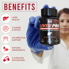 YogaManLab® Liver Pro - Fatty Liver Ayurvedic Supplement | Helps Restore Liver Health & Remove Toxins | 100% Natural & Ayurvedic | 28 Days Program