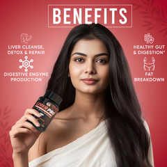 YogaManLab® Liver Pro - Fatty Liver Ayurvedic Supplement | Helps Restore Liver Health & Remove Toxins | 100% Natural & Ayurvedic | 28 Days Program