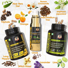 YogaManLab® PILES MATRIX - Piles Treatment Ayurvedic Capsules & Lepam Ointment | With Free Diet & Doctor | Treats Internal Grade1-4 & External Hemorrhoids | 100% Natural