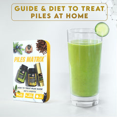 YogaManLab® PILES MATRIX - Piles Treatment Ayurvedic Capsules & Lepam Ointment | With Free Diet & Doctor | Treats Internal Grade1-4 & External Hemorrhoids | 100% Natural