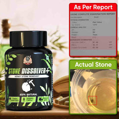 YogaManLab® STONE DISSOLVER+ - Stone Remover Ayurvedic Supplement | 100% Natural & Plant Based