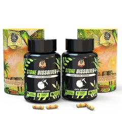 YogaManLab® STONE DISSOLVER+ - Stone Remover Ayurvedic Supplement | 100% Natural & Plant Based
