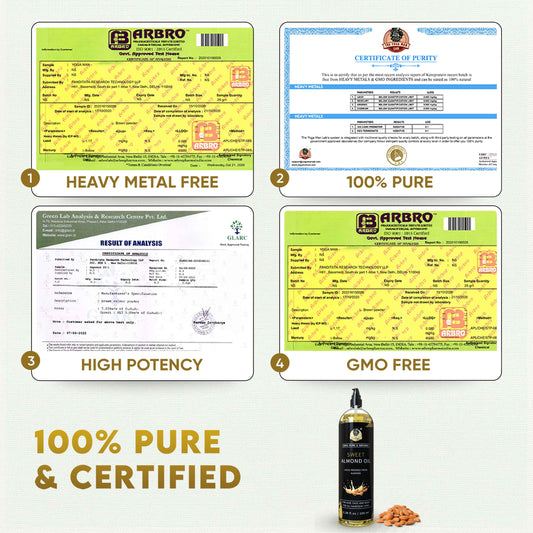 YogaManLab® Sweet Almond Oil – Cold Pressed