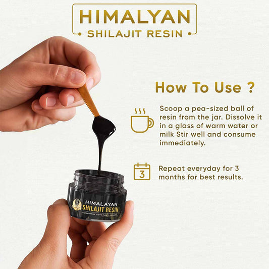 YogaManLab® Himalayan Shilajit Resin Gold | with High Fulvic Acid & 87 Trace Minerals | Lab Certified, 100% Natural| 10 Grams Pack