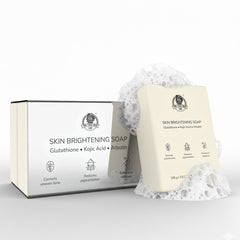 YogaManLab® Glutathione Skin Whitening Kojic Acid Soap | Makes Skin Bright & Glowing