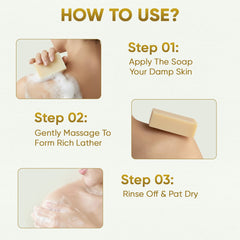 YogaManLab® Glutathione Skin Whitening Kojic Acid Soap | Makes Skin Bright & Glowing