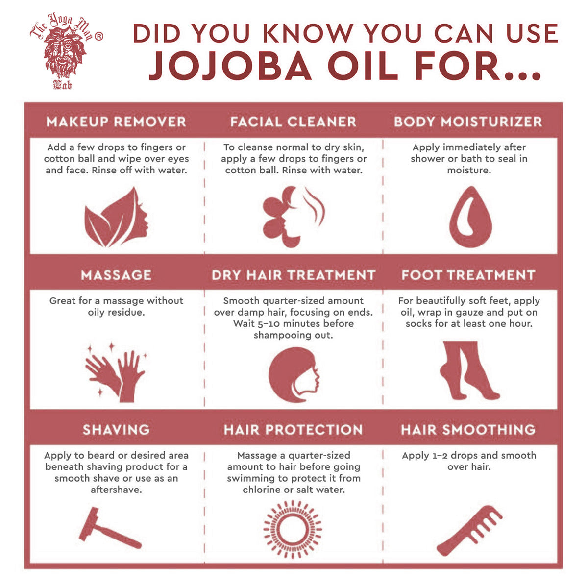 Best Jojoba Oil 100% Pure & Organic Cold Pressed Oil | Promotes Hair Growth & Skin Moisturizing Health & Beauty > Oil > Topical Oil > Hair, Body, Nails The Yoga Man Lab   