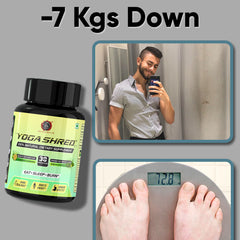 YOGA SHRED - Burn Fat At-Home Ayurvedic Supplement (Men) | Helps in Weight Loss & Boosting Energy | Ayurvedic & 100% Natural Health Care > Weight Loss > Fat Burner > Men > Supplement > Ayurvedic Fat Loss The Yoga Man Lab   