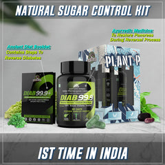 Diab 99.9 Type-2 Ayurvedic Sugar Reversal Program | Get Free Doctor & Dietitian Reversal Consultation | 100% Natural Health Care > Metabolic Health > Diabetes > Supplement > Ayurvedic Diabetes Reversal The Yoga Man Lab   