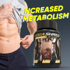 YOGA SHRED - Burn Fat At-Home Ayurvedic Supplement (Men) | Helps in Weight Loss & Boosting Energy | Ayurvedic & 100% Natural Health Care > Weight Loss > Fat Burner > Men > Supplement > Ayurvedic Fat Loss The Yoga Man Lab   