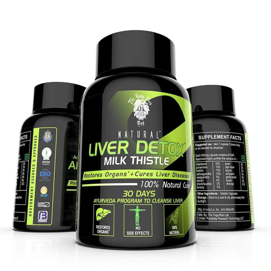 2. The Yoga Man Lab Milk Thistle for Liver Detox and Strength  The Yoga Man Lab   