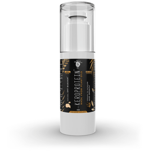 KEROPROTEIN Natural DHT Blocker Oral Oil Shots (Men) | For Hair Growth | Made From Natural Ayurvedic Plant Oils | With Research Based Ingredients (30ml)  The Yoga Man Lab   